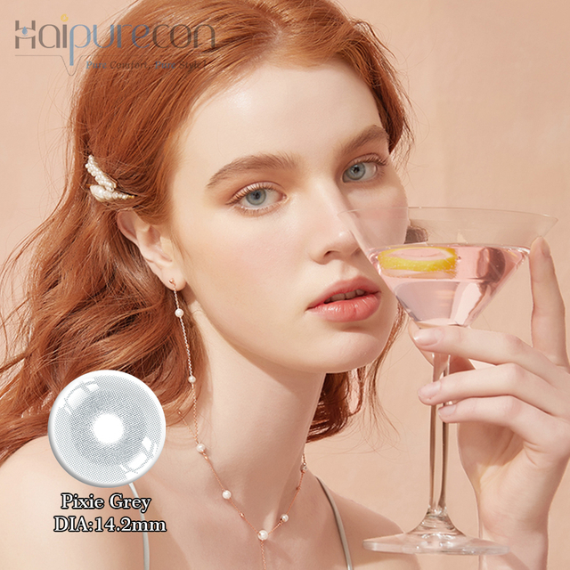 ハイプレコン ピクシーグレー 14.2mm コンタクトレンズ