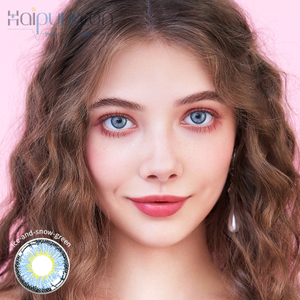 Lentes de contacto Haipurecon Ice 3 Tone azul de 14,5 mm