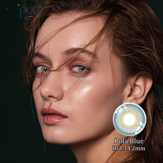 Haipurecon Pola Blue 14.2mm 콘택트 렌즈