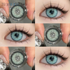 Lentilles de contact de couleur Haipurecon Norko Bleu 14,2 mm
