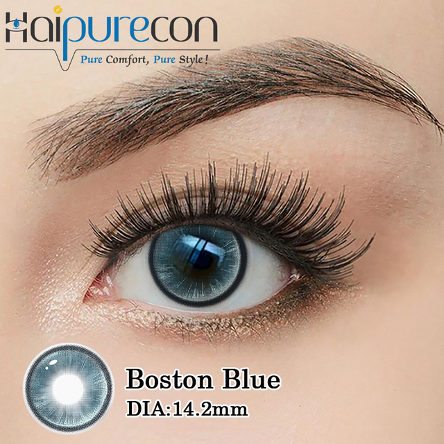Haipurecon Boston Blue 14,2mm H&agrave;m lượng nước 40 phần trăm K&iacute;nh &aacute;p tr&ograve;ng thời trang h&agrave;ng năm B&aacute;n bu&ocirc;n trực tiếp tại nh&agrave; m&aacute;y