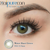 Haipurecon 워터 헤이즐 그린 컬러 콘택트 렌즈 14.0mm 천연 연간 뷰티 렌즈 40% 수분 함량 CE ISO 인증