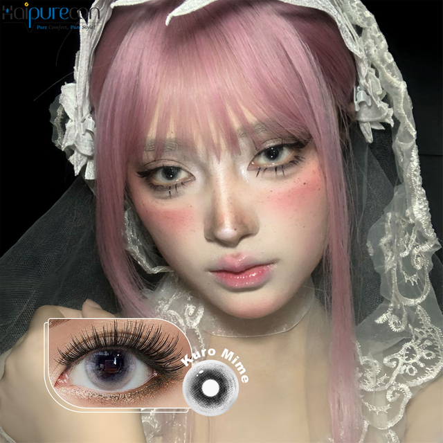 Haipurecon Kuro Mime Cosplay Kontaktlinser 14,5 mm