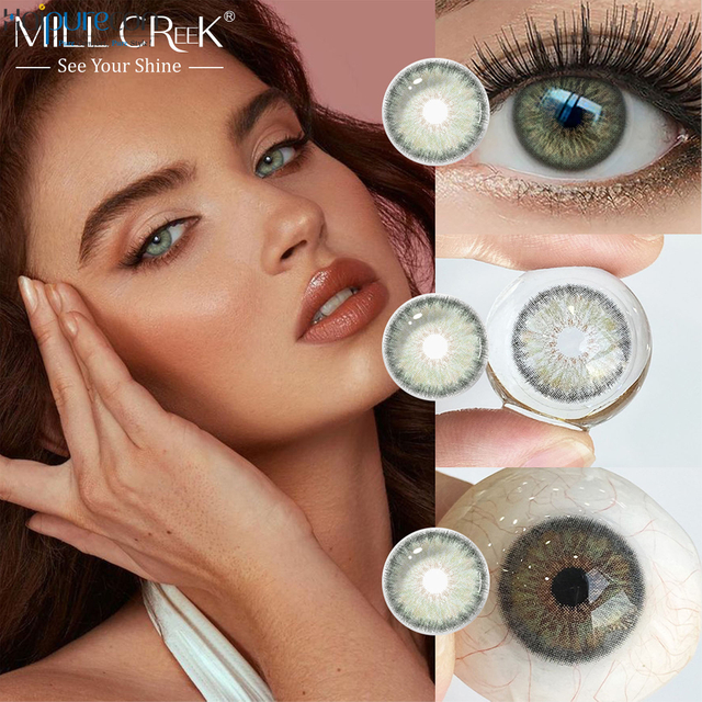 Haipurecon Breeze Grey 14.2mm Topverkoper K-Beauty daaglikse weggooibare kontaklense 55 persent waterinhoud 10 stukke