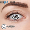 Haipurecon Crazy Cosplay Farbige Kontaktlinsen, 14,5 mm, 40 % Wassergehalt, CE ISO-zertifiziert, lebendige Farben, kr&auml;ftige Designs