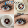 Haipurecon Obscura Rooi Cosplay-kontaklense 14,5 mm 40 persent waterinhoud 8,6 basiskromme
