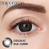 Haipurecon бөөний COS2631-2632 16мм Crazy Cosplay өнгөт контакт линз 40% усны агууламжтай OEM/ODM HEMA материал